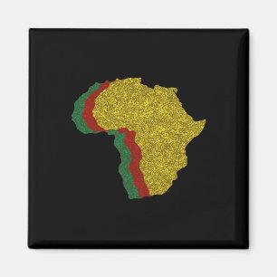 Juneteenth African Roots Africa Map Melanin Mens W Magnet