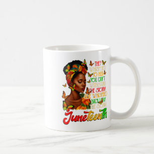 Juneteenth Afro American Black Women Black History Coffee Mug