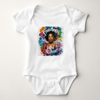 Juneteenth Afro coloré 19 juin Baby Bodysuit