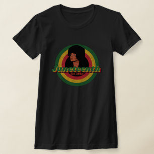 Juneteenth Afro Hair Retro T-Shirt