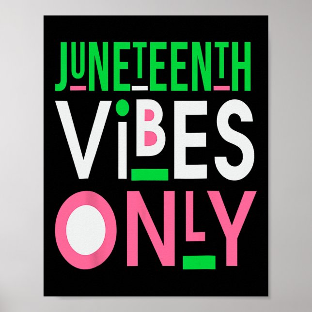 Juneteenth Aka 1865 Independence Juneteenth Vibes  Poster (Front)