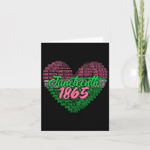 Juneteenth Aka Love Heart  Card