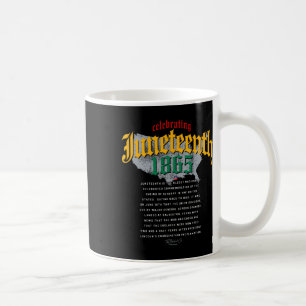 Juneteenth Ancestors 1865 African American Map Bla Coffee Mug