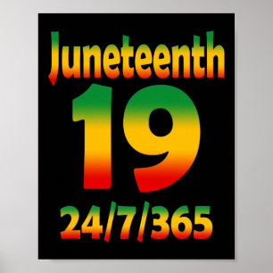 Juneteenth Ancestors Black African Melanin June 19 Poster