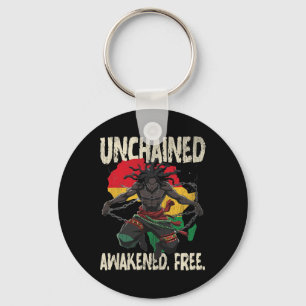 Juneteenth Anime Manga Characters, African Culture Key Ring