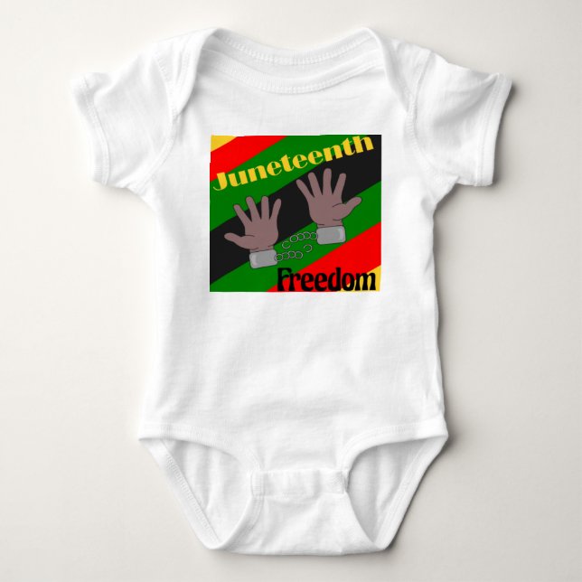 Juneteenth  baby bodysuit (Front)