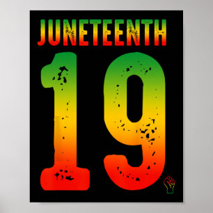 Juneteenth Black African American Ancestors Freedo Poster