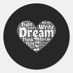 Juneteenth Black African American Women Black Hist Classic Round Sticker