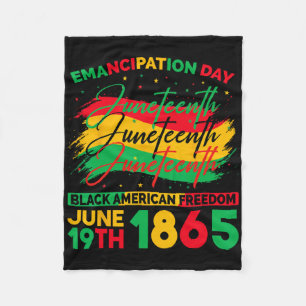 Juneteenth Black American Feedom 1865 Juneteenth M Fleece Blanket