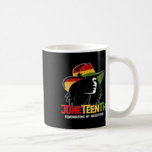 Juneteenth Black Cowgirl 1865 Ancestor Black Freed Coffee Mug