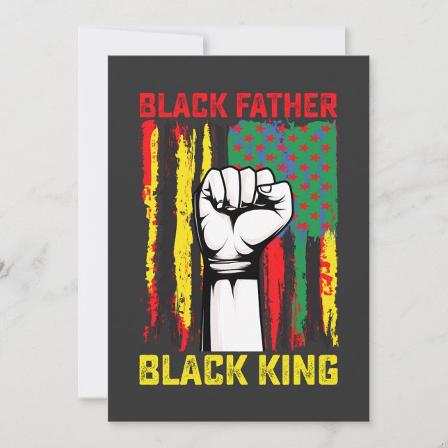 Juneteenth Black Father Day Dad King Celebrating F Invitation (Front)