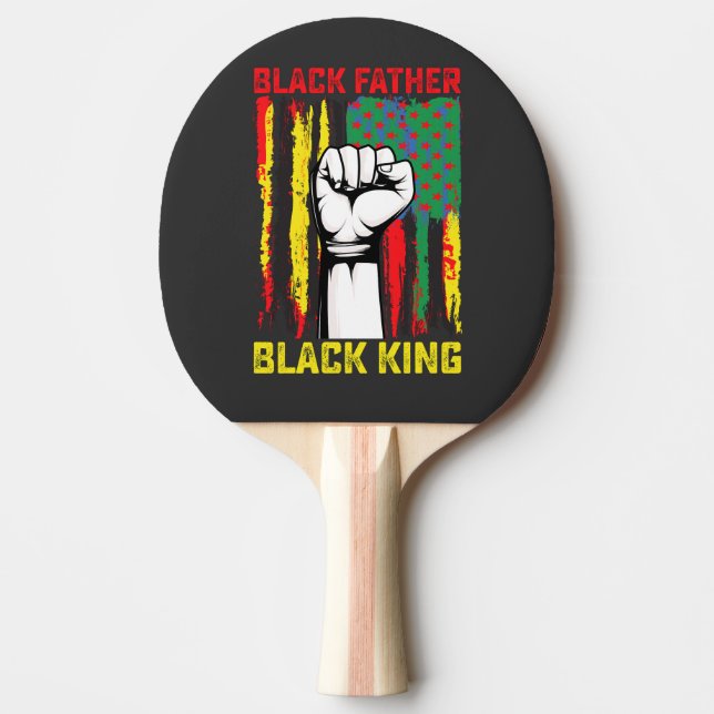 Juneteenth Black Father Day Dad King Celebrating F Ping Pong Paddle (Front)
