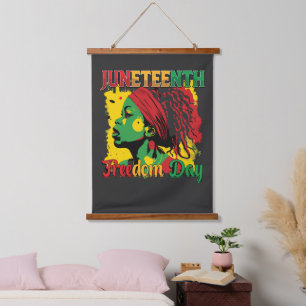 Juneteenth Black Freedom Day 1865 Loc Hanging Tapestry