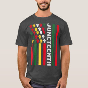 Juneteenth Black History Flag African American Sin T-Shirt