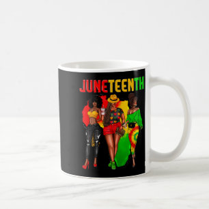 Juneteenth black history melanin queens pride coffee mug