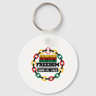 Juneteenth Black History Men Women Toddlers Kids B Key Ring