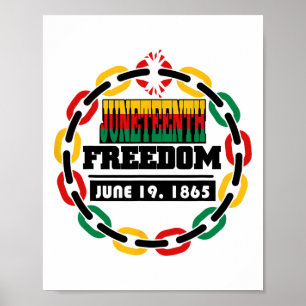 Juneteenth Black History Men Women Toddlers Kids B Poster