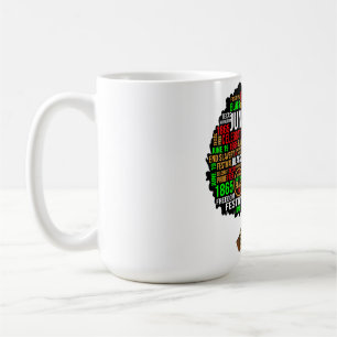 Juneteenth, black history month, kwanza, melanin, coffee mug