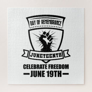 Juneteenth, black history month, kwanzaa, melanin, jigsaw puzzle