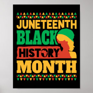 Juneteenth Black History Month Poster
