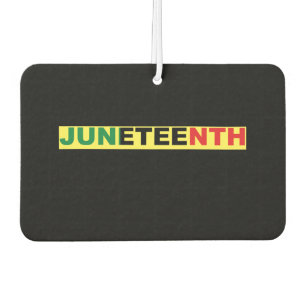 Juneteenth Black Independence Car Air Freshener