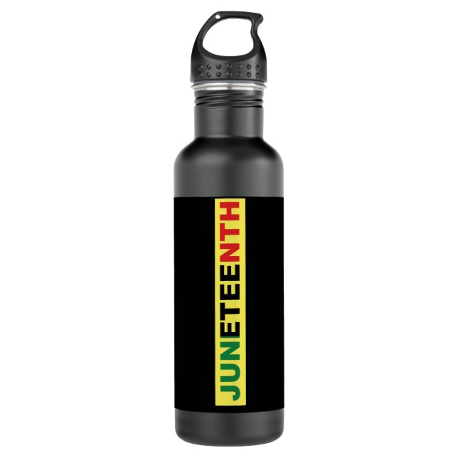 Juneteenth Black Independence Day 710 Ml Water Bottle (Front)
