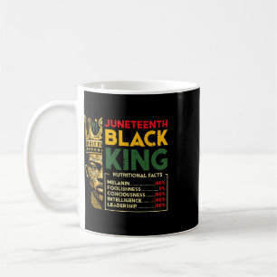 Juneteenth Black King Black African June 19th Men Coffee Mug