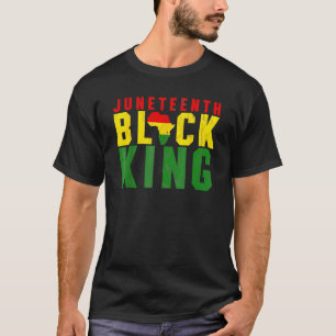 Juneteenth Black King Emancipation Day Melanin Bla T-Shirt