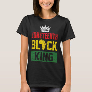 Juneteenth Black King Nutritional Facts Boys Junet T-Shirt
