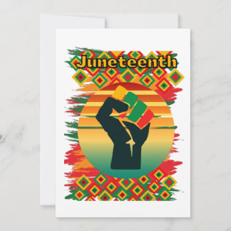 Juneteenth Black Pride Freedom Note Card