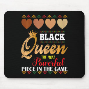 juneteenth black queen most powerful chess african mouse pad