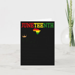 juneteenth black queen nutritional facts melanin a card