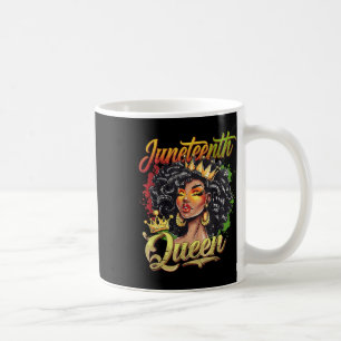 Juneteenth Black Queen Vibes Funny Juneteenth 1865 Coffee Mug