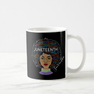 Juneteenth Black Woman Black Rights Coffee Mug