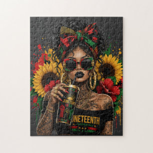 Juneteenth Black Women African American History Jigsaw Puzzle