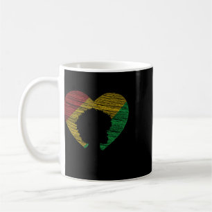 Juneteenth Black Women Heart Fists Black History M Coffee Mug