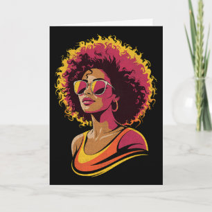 Juneteenth Black Women Melanin Queen African Ameri Card