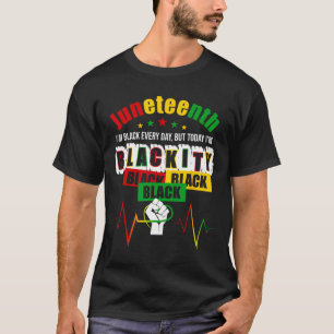 Juneteenth Blackity African America Black History T-Shirt