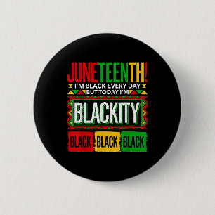 Juneteenth Blackity Black History African Women Gi 6 Cm Round Badge