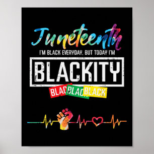 Juneteenth Blackity Black History African Women Gi Poster