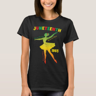 Juneteenth Byllerina Black Beautiful Byllet Girls T-Shirt
