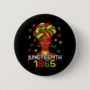 Juneteenth Celebrate African American Freedom Day  6 Cm Round Badge