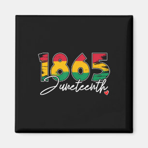 Juneteenth Celebrate Black Freedom 1865 Heart Hist Magnet