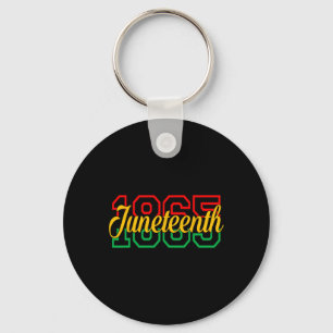 Juneteenth Celebrate Black Freedom 1865 History Mo Key Ring