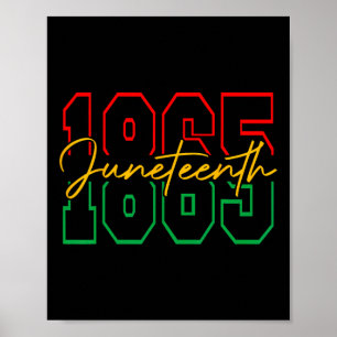 Juneteenth Celebrate Black Freedom 1865 History Mo Poster