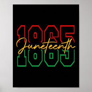 Juneteenth Celebrate Black Freedom 1865 History Mo Poster