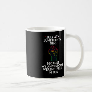 Juneteenth Celebrates Black African American Freed Coffee Mug