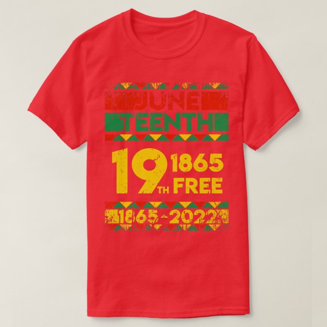 Juneteenth Celebrating 18653307  T-Shirt (Design Front)