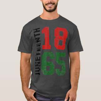 Juneteenth celebrating 1865 black american history T-Shirt