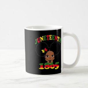 Juneteenth Celebrating 1865 Cute Black Girls Kids Coffee Mug